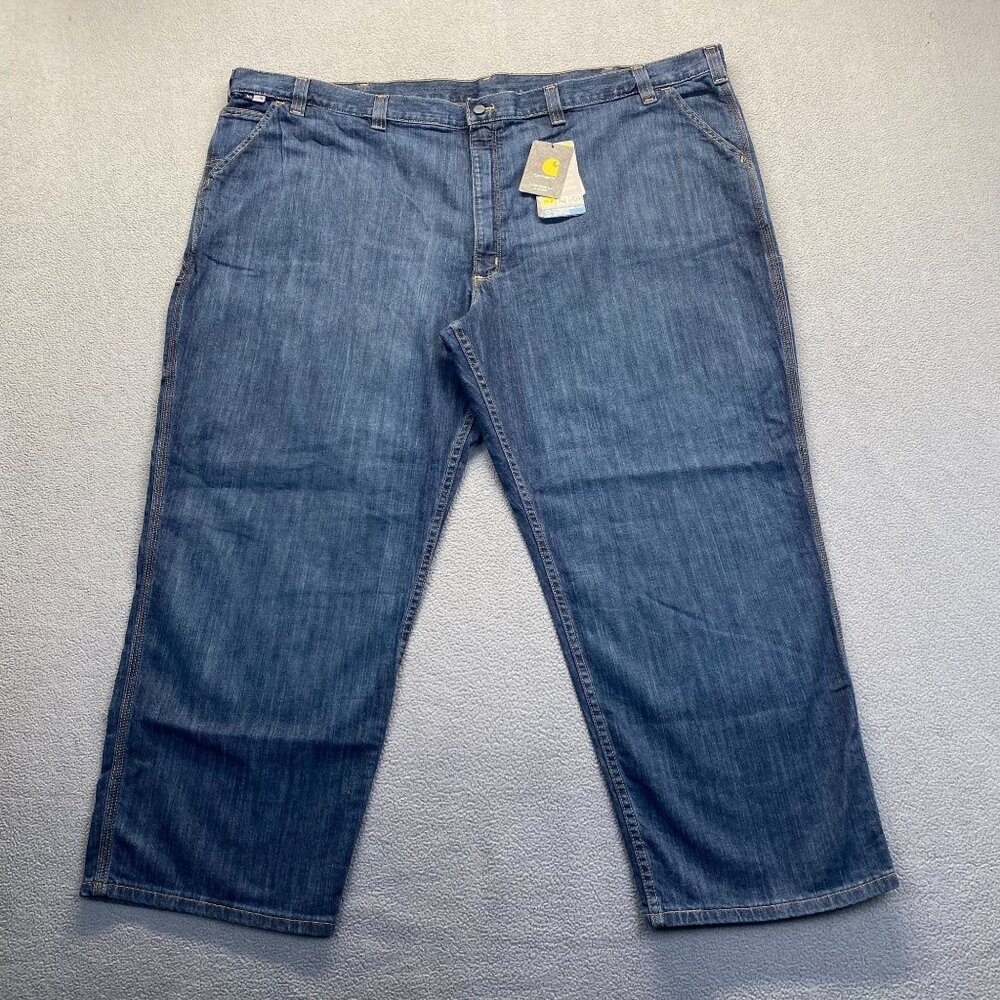 Carhartt Denim 2112 CAT 2 Jeans Size 54x30 Mens Flame  Resistan Relaxed Fit‎ New